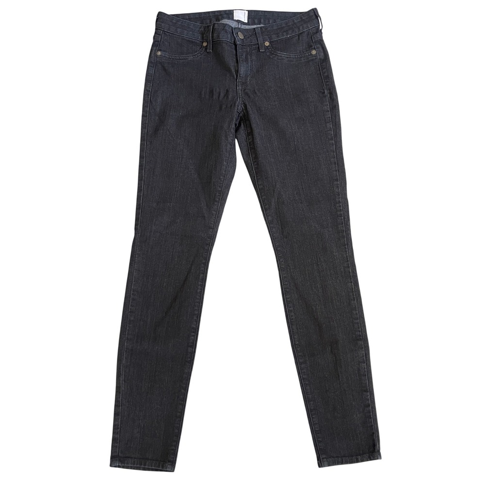Rich & Skinny Skinny Stretch Low Rise Black Jeans Womens Size 27